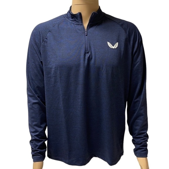 Castore PRO TEK MARL 1/4 ZIP MEN SHIRT SIZE L - Picture 10 of 11